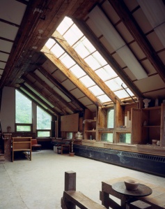 The interior of the Sculpture Room at Goddard College. (Credit: Fleming Museum at UVM)